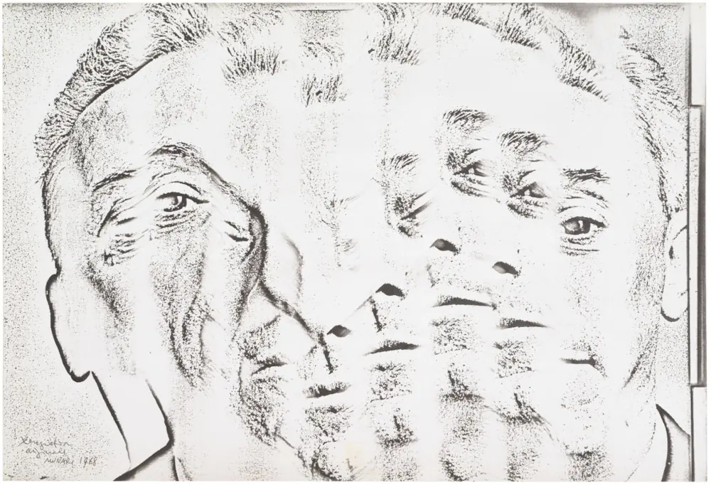 Bruno-Munari-Autoritratto-1968-xerografia
